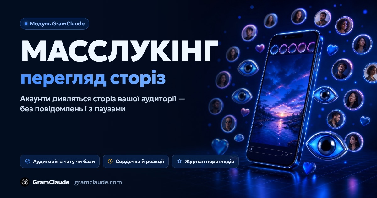 Масслукінг у Telegram: масовий перегляд сторіз